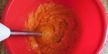 тыквенно-оливковое суфле