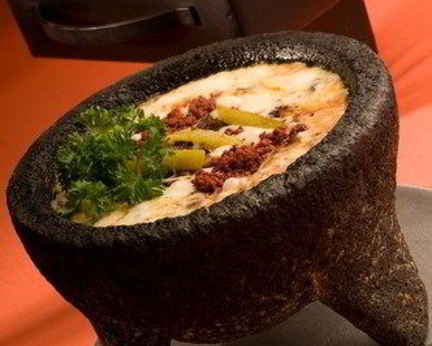 Сырно-грибное фондю с киршем