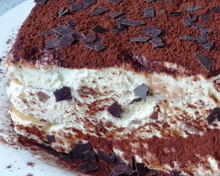 Изысканный тирамису с яйчным ликером