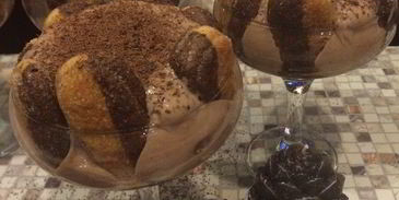 ленивый нежирный тирамису