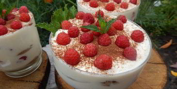 малиновый тирамису