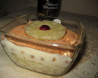 Тирамису Ананасы в шампанском