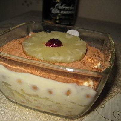 Тирамису Ананасы в шампанском