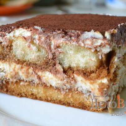 Тирамису без добавления яиц