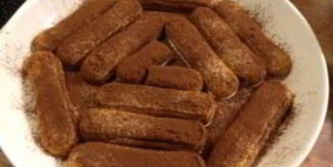 тирамису без маскарпоне