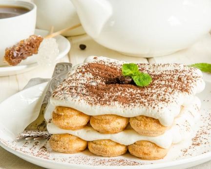 Тирамису без яиц с маскарпоне