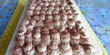 тирамису манго-шоколад