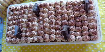 тирамису манго-шоколад