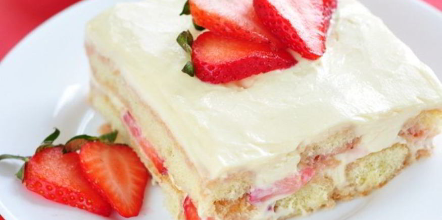 Рецепт тирамису с клубникой