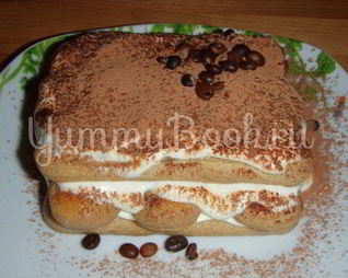 Тирамису с кремом филадельфия