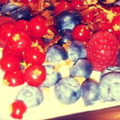 Тирамису с лимончелло и ягодами