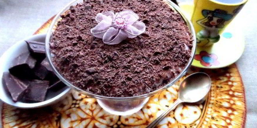 Рецепт тирамису с шоколадной крошкой