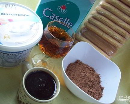 Тирамису с желатином