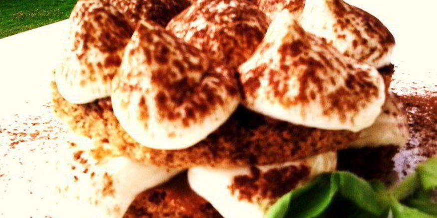 Рецепт тирамису в форме цветка dalia