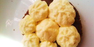 тирамису в форме цветка dalia