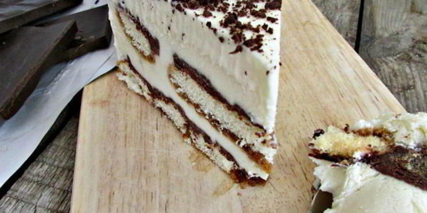 Рецепт торта-мороженого тирамису