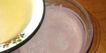 творожно-ежевичное желе