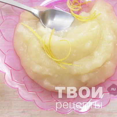 Яблочное пюре