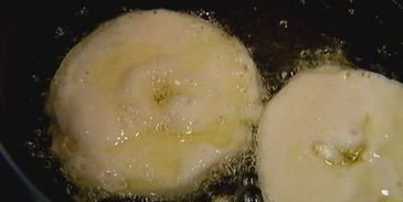 яблочные кольца в кляре