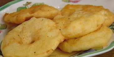 яблочные кольца в кляре