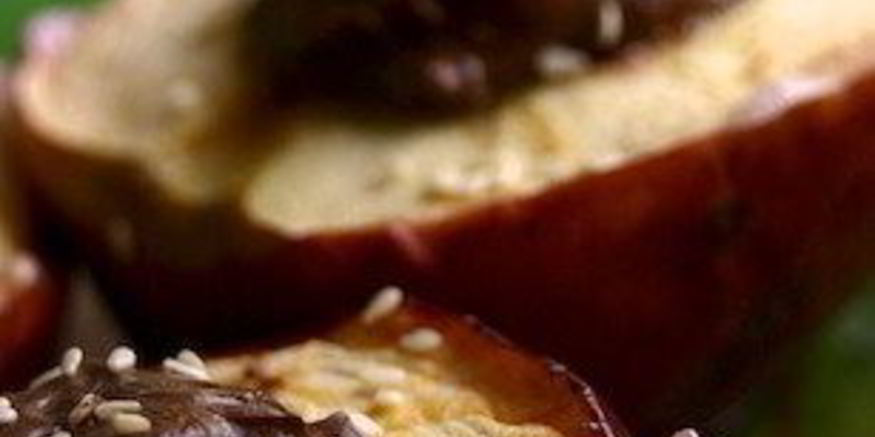 Рецепт яблок с шоколадным сыром