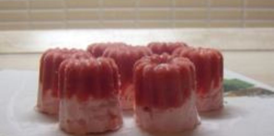 Рецепт замороженного клубничного десерта