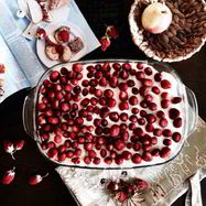 Рецепт Десерта летнего с клубникой, апельсином и зефиром Лайма