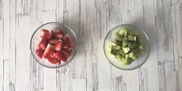 фрукты в зефирном креме