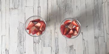 фрукты в зефирном креме