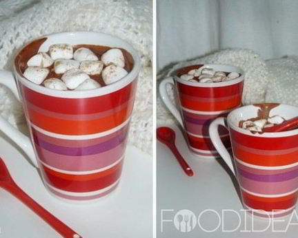 Горячий шоколад с зефиром