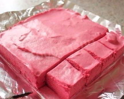 Малиновый зефир из малины