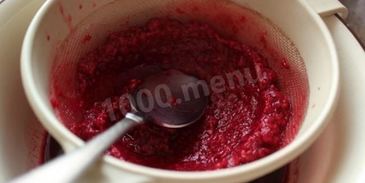 малиновый зефир из малины