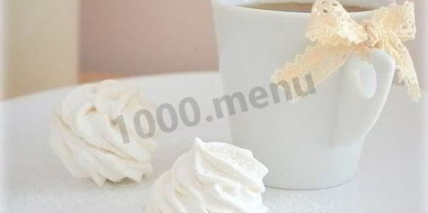 Рецепт зефира из яблочного пюре