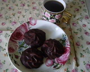 Зефир малиновый в шоколаде