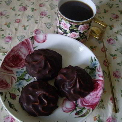 Зефир малиновый в шоколаде