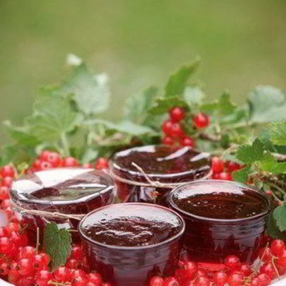 Желе из красной смородины