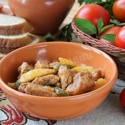 Азу из говядины в мультиварке