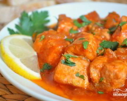 Азу из индейки в мультиварке