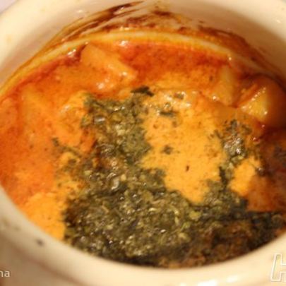 Азу из свинины в горшочке