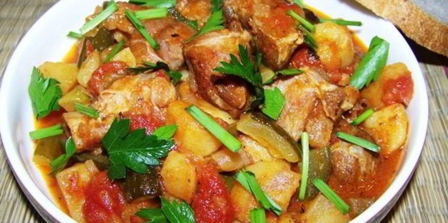 Рецепт азу из свинины в мультиварке