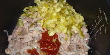 азу из свинины в мультиварке