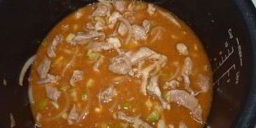 азу из свинины в мультиварке