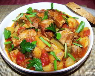 Азу по-татарски с говядиной