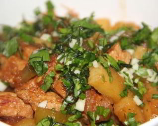 Азу по-татарски со свининой