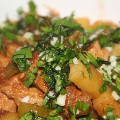 Азу по-татарски со свининой