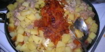 азу с картошкой