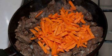 азу с солеными огурцами и с картошкой