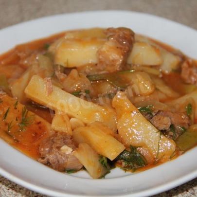 Азу с тушенкой