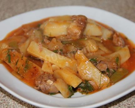 Азу с тушенкой