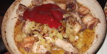 азу со свининой